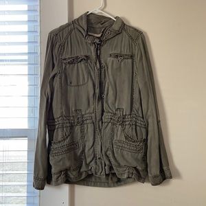 Army green jacket